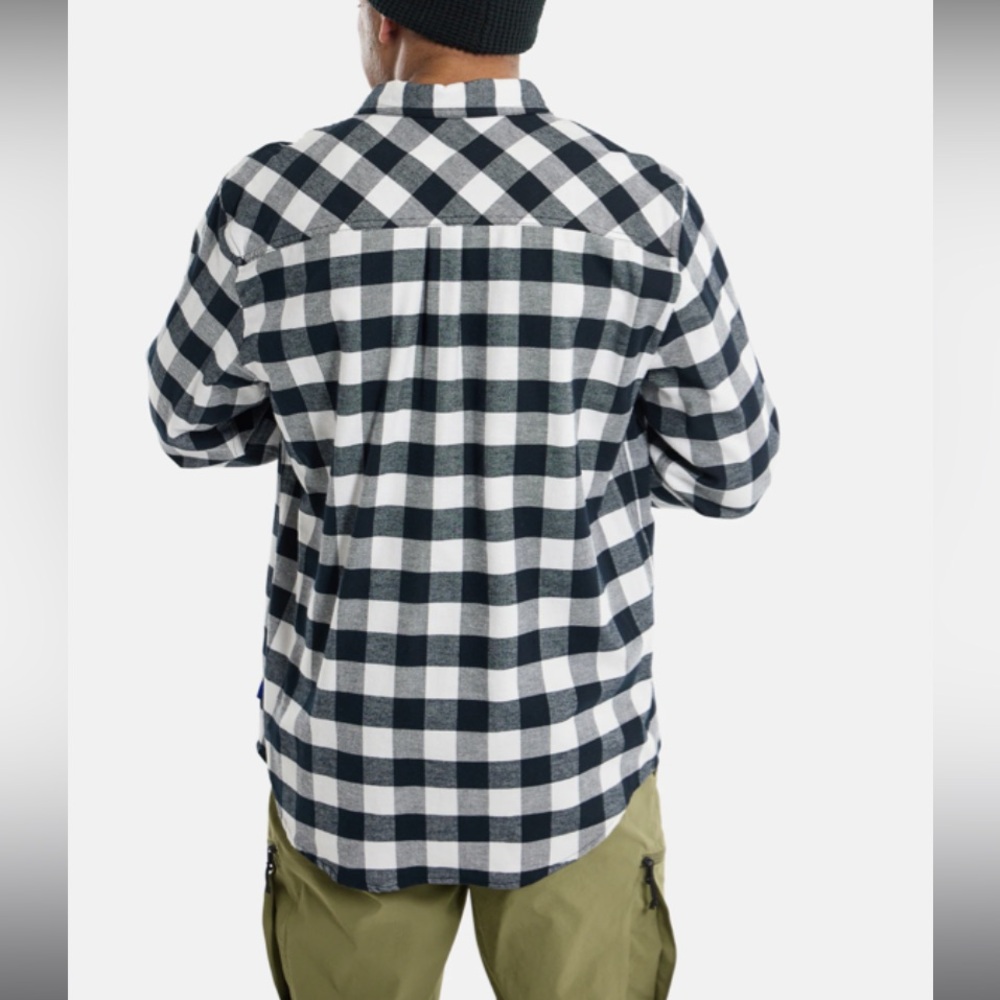 Jack & Jones || Blue and White Flannel Plaid Shirt
